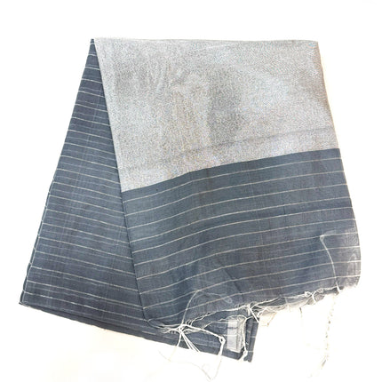 Grey Mal Cotton Saree