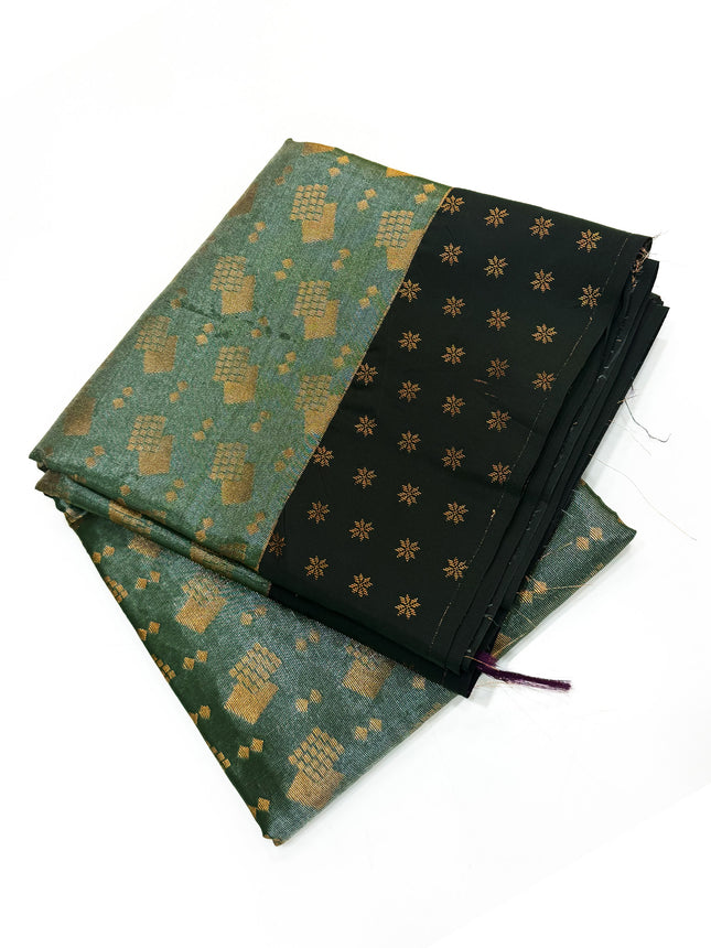 Deep Bottle Green Tissue Saree