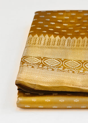 Royal Blue & Silver Traditional Saree