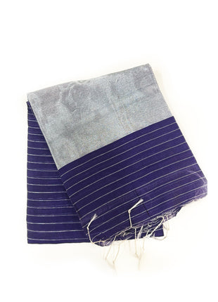 Purple Mal Cotton Saree