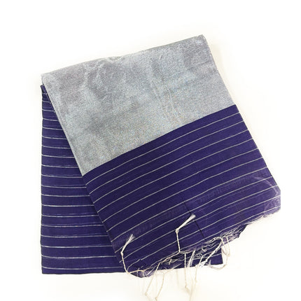 Purple Mal Cotton Saree