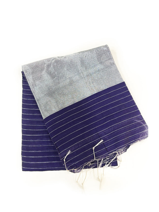 Purple Mal Cotton Saree