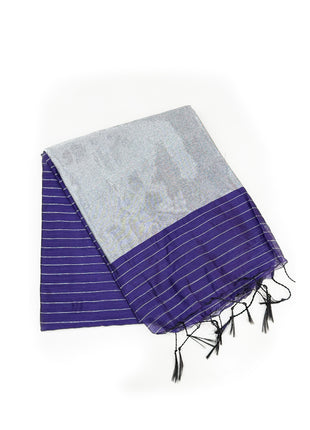 Purple Mal Cotton Saree