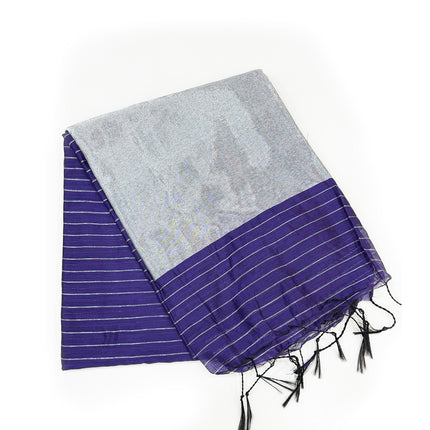 Purple Mal Cotton Saree