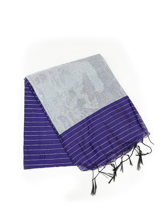 Purple Mal Cotton Saree