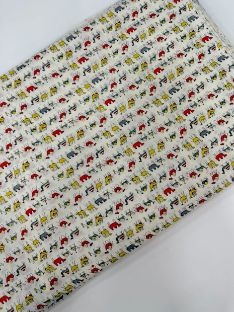 Off-White Elephant Micro-Print running material