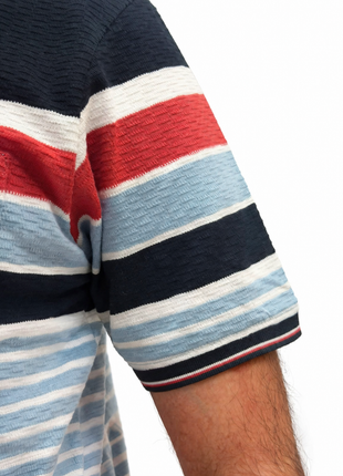 Men's Regular Fit Striped Polo T-Shirt
